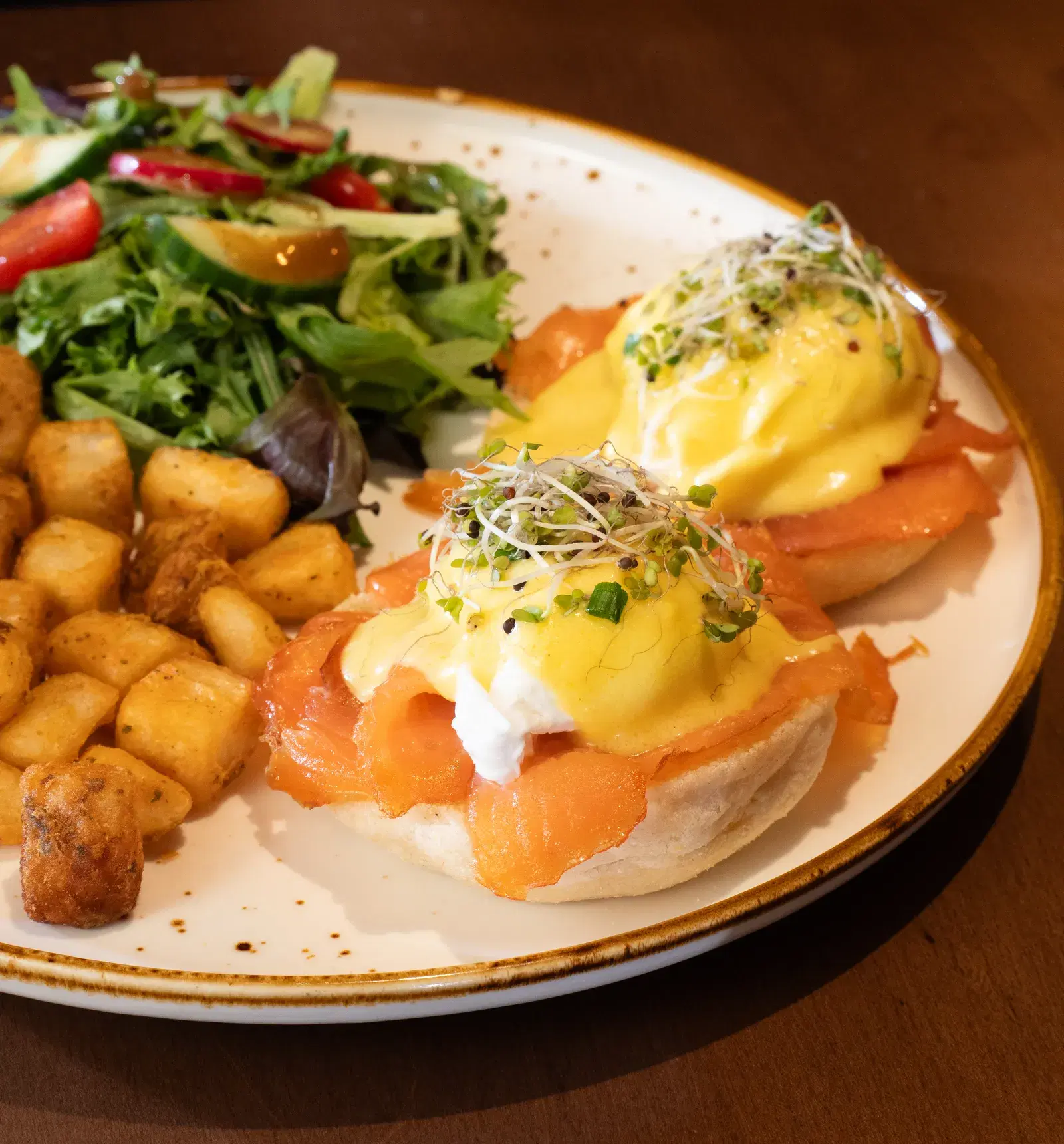 The dining room at Solena Brunch & Bar